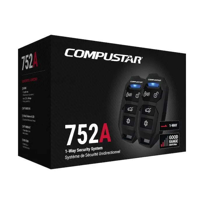Compustar CS752-A Car Alarm & Security System with Two Remotes