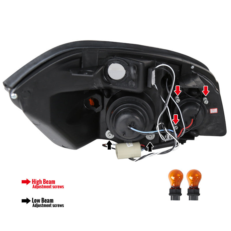Spec-D 05-10 Chevy Cobalt Dual Projector Headlights Black