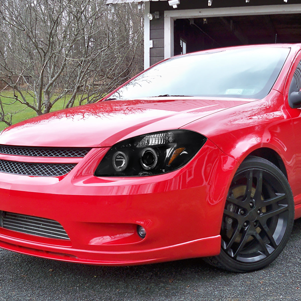 Spec-D 05-10 Chevy Cobalt Dual Projector Headlights Black