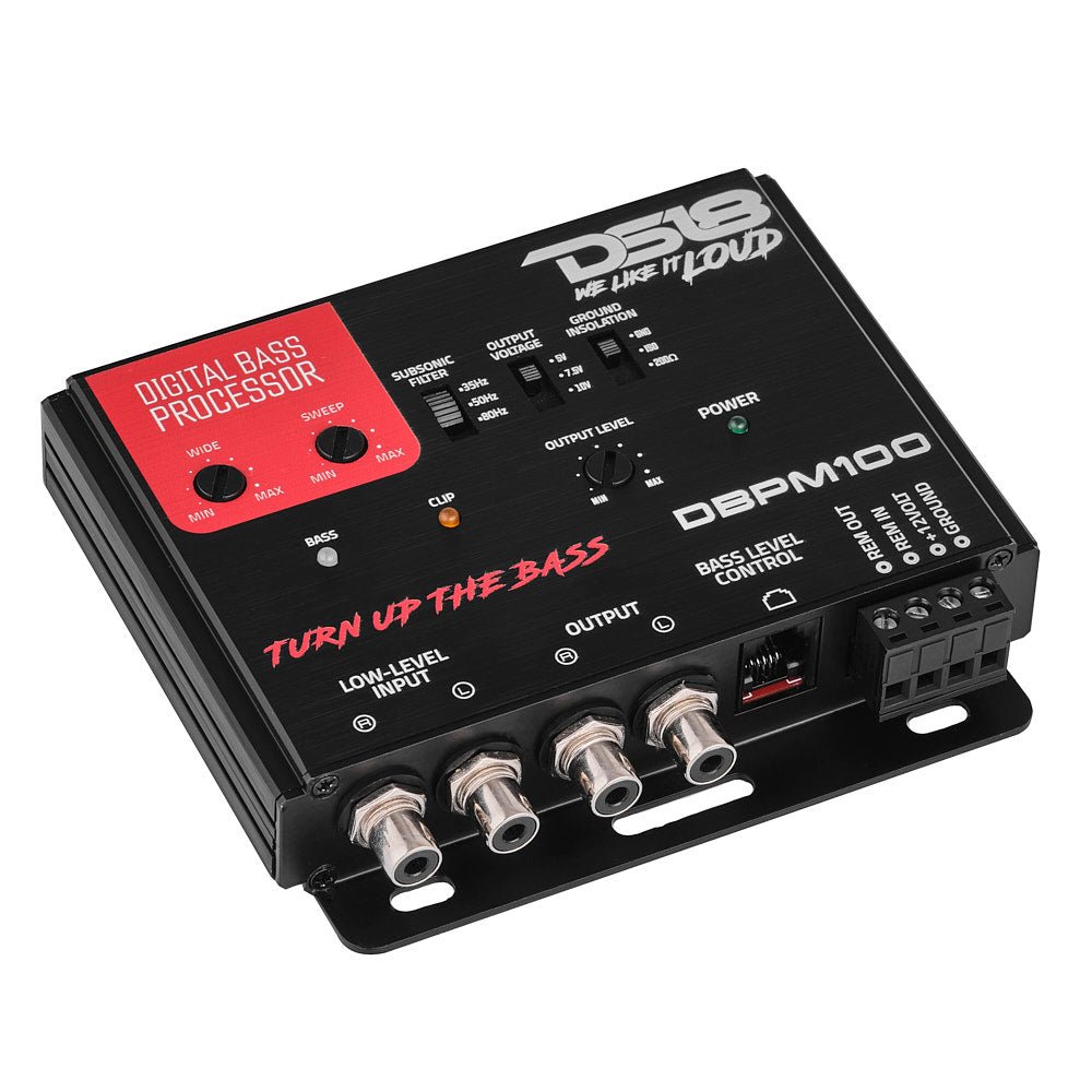 Digital Bass Processor 2-Channel Pre-Amp Input / Output