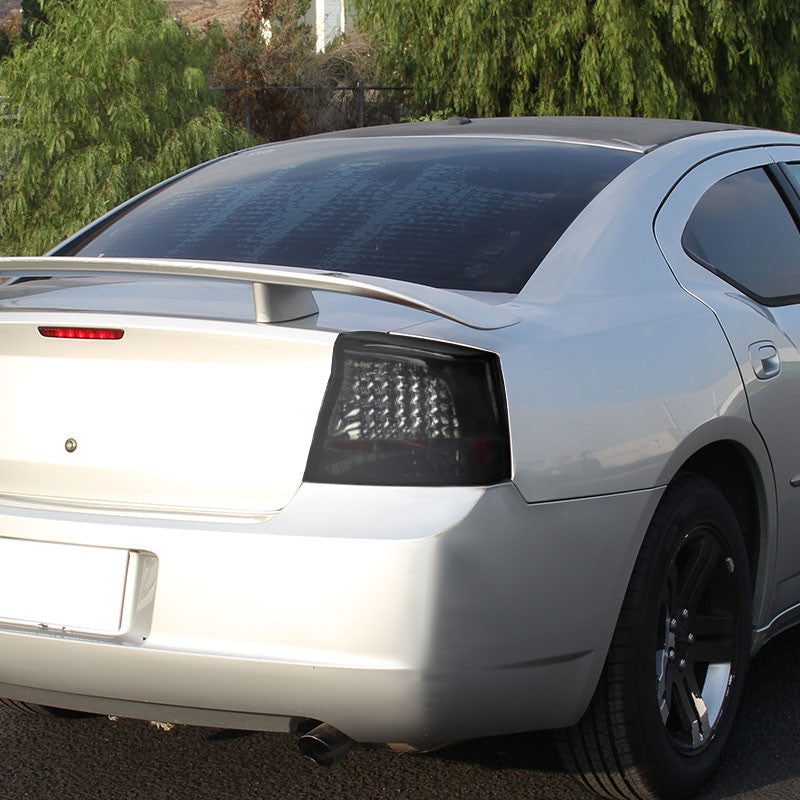 Spec-D 05-08 Dodge Charger LED Tail Lights Black/Smoked