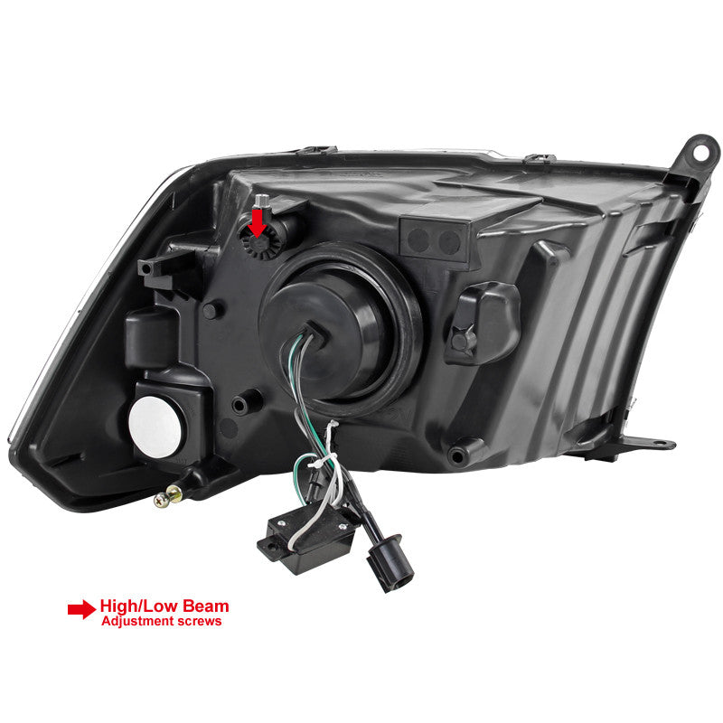 Spec-D 09-18 Dodge Ram 1500 Retro Projector Headlights Black