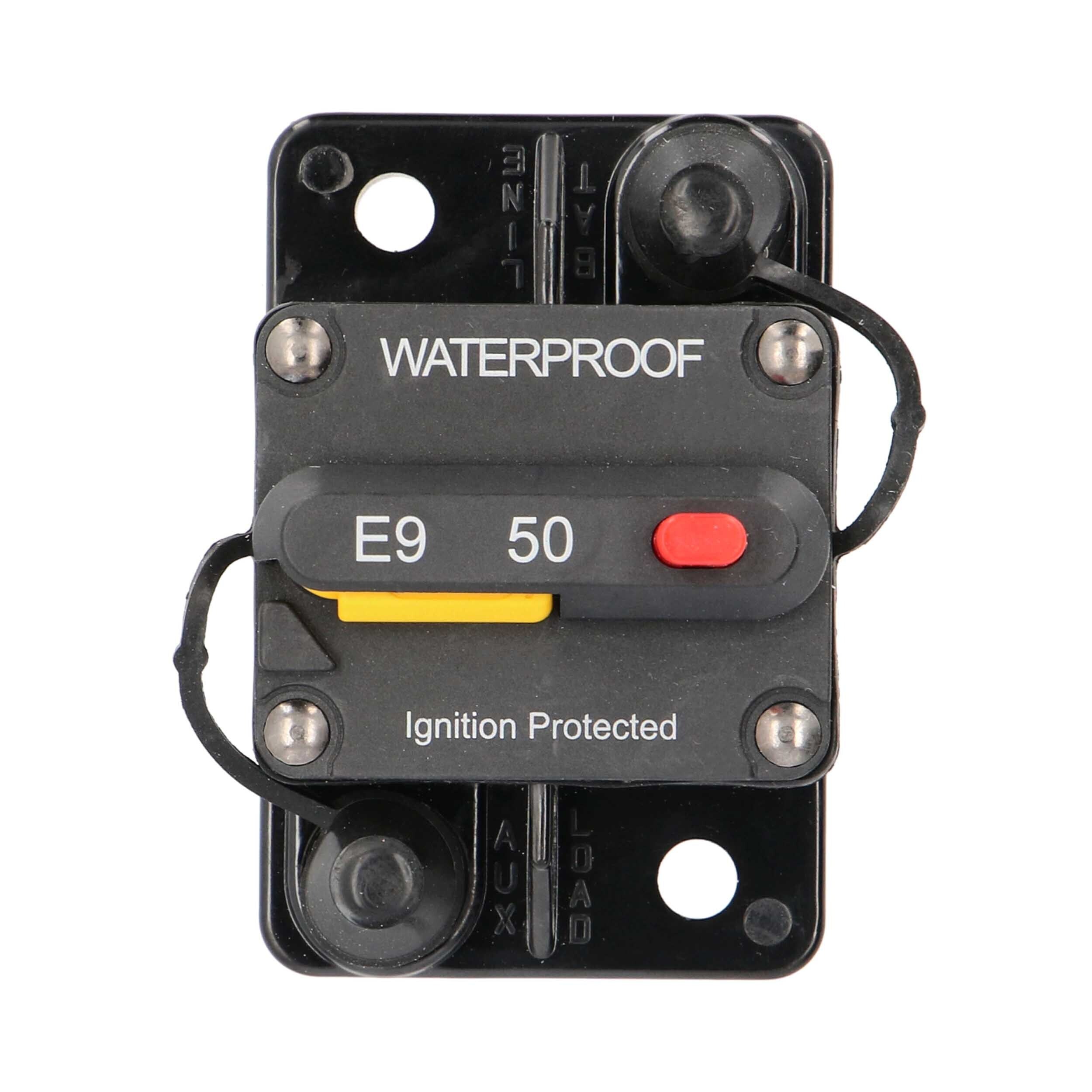 EL-CB50MR Circuit Breaker Manual Reset w/LED 50 AMP