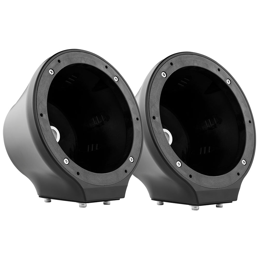 DS18 6.5” Universal Flat Mount Kick Panel Speaker Pod – Jet Skis, Jeeps, Motorcycles – RGB LED Lights