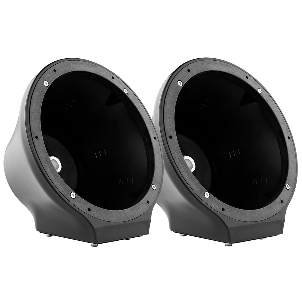 DS18 8” Universal Flat Mount Kick Panel Speaker Pod – Jet Skis, Jeeps, Motorcycles – RGB LED Lights