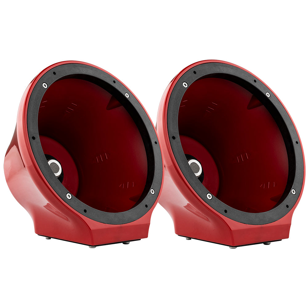 DS18 8” Universal Flat Mount Kick Panel Speaker Pod – Jet Skis, Jeeps, Motorcycles – RGB LED Lights