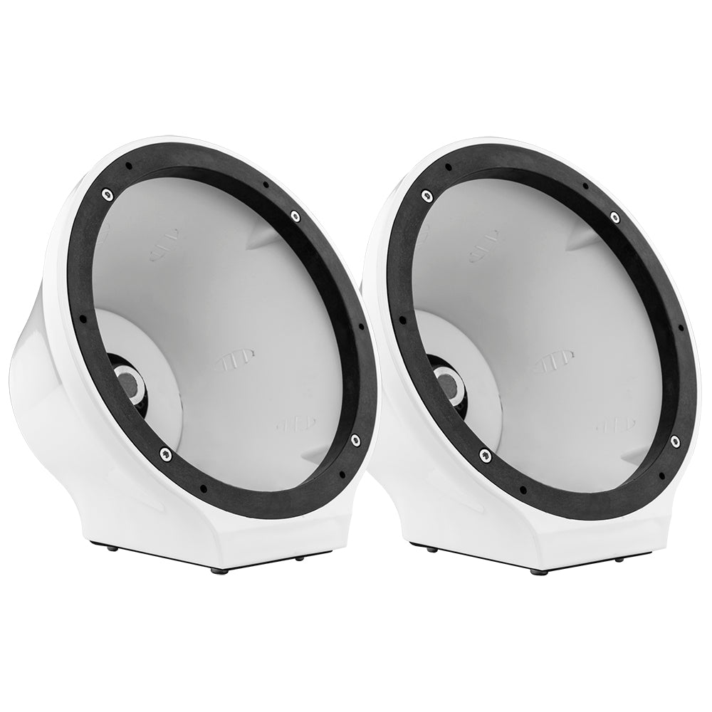 DS18 8” Universal Flat Mount Kick Panel Speaker Pod – Jet Skis, Jeeps, Motorcycles – RGB LED Lights