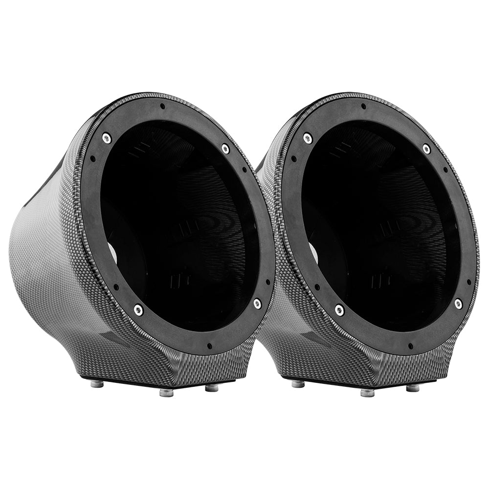 DS18 6.5” Universal Flat Mount Kick Panel Speaker Pod – Jet Skis, Jeeps, Motorcycles – RGB LED Lights