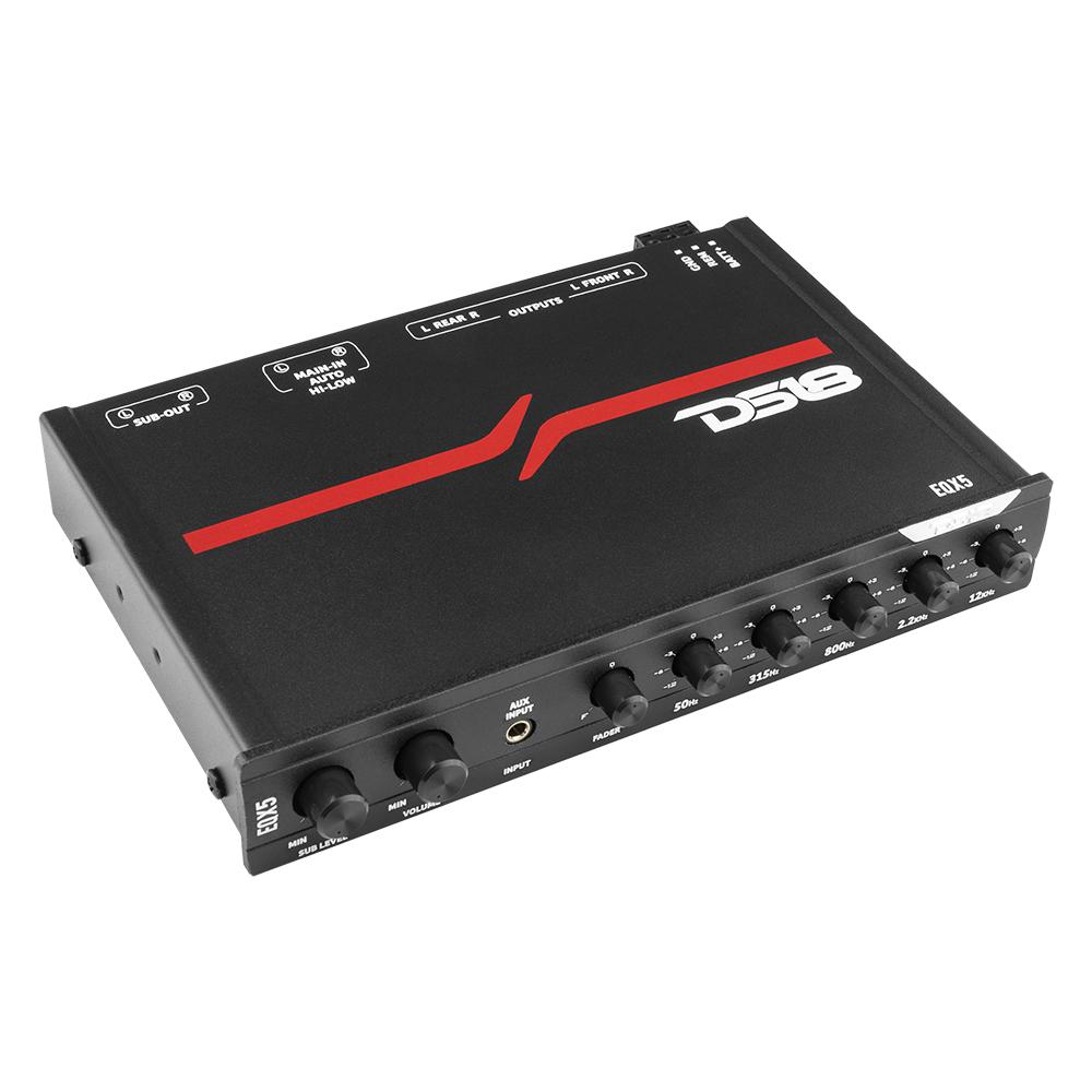 DS18 High Volt 5-Band Equalizer with High Level Input