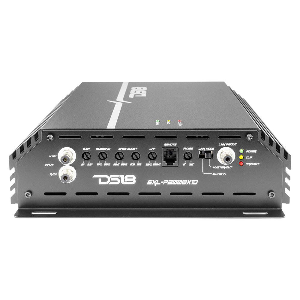 DS18 EXL 1-Channel Class D Amplifier 2000 Watts Rms @ 1-Ohm Made In Korea