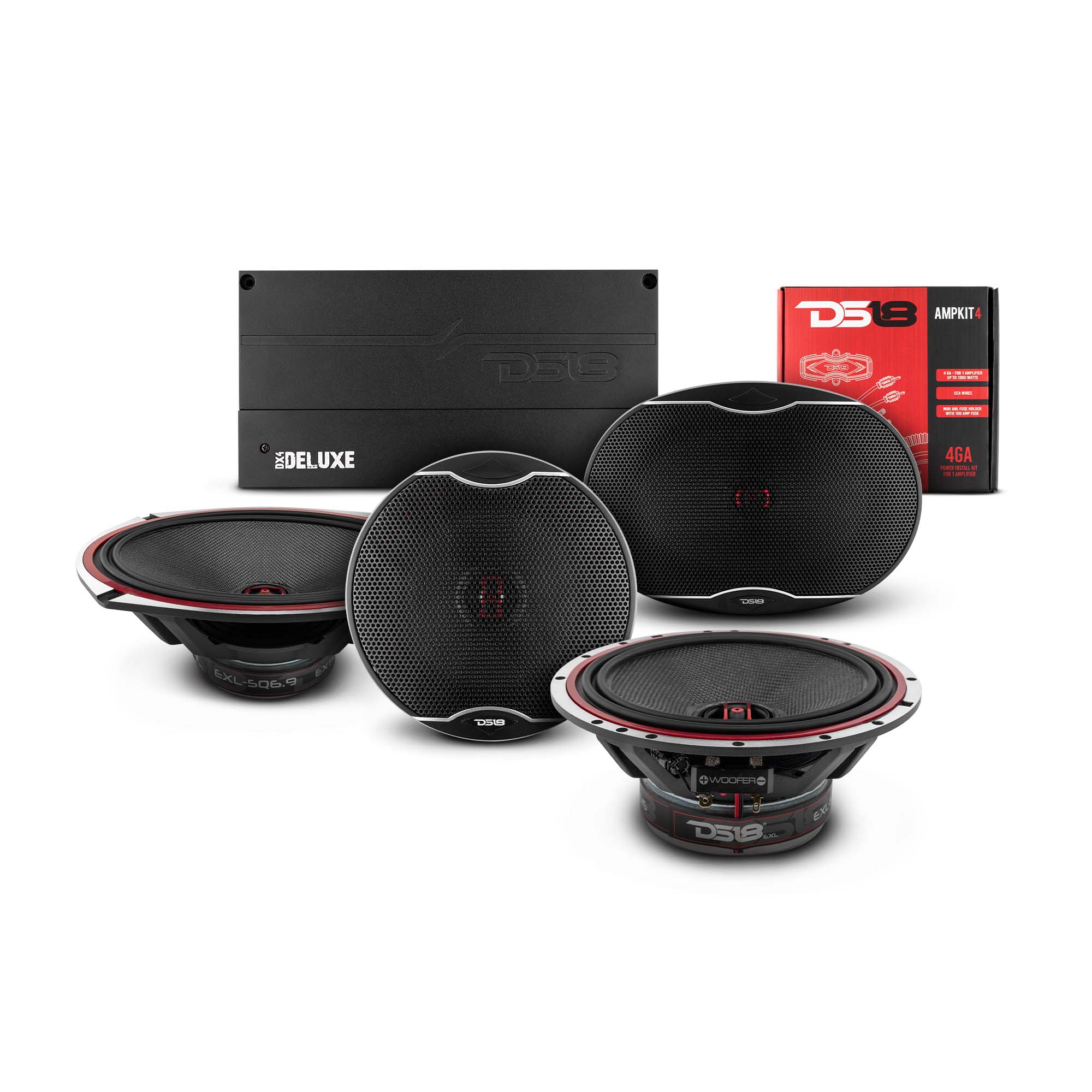DS18 2015-2020 Ford F-150 Crew Cab Best Upgrade/Replacement Package 3000 Watts