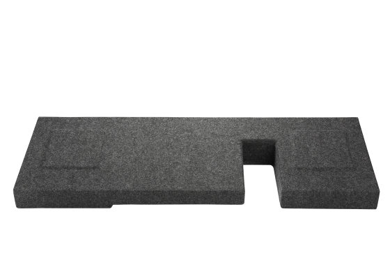 2004-2008 Ford F150 Ext. Cab or Super Crew Cab Dual 12'' Sub Box Carpeted