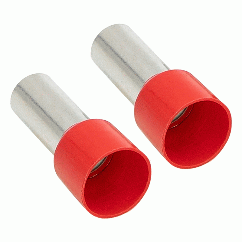 FRL4RD Ferrules - Red 4GA