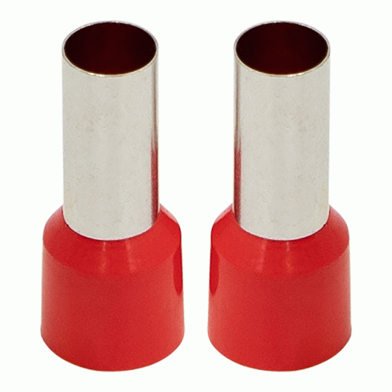 FRL4RD Ferrules - Red 4GA