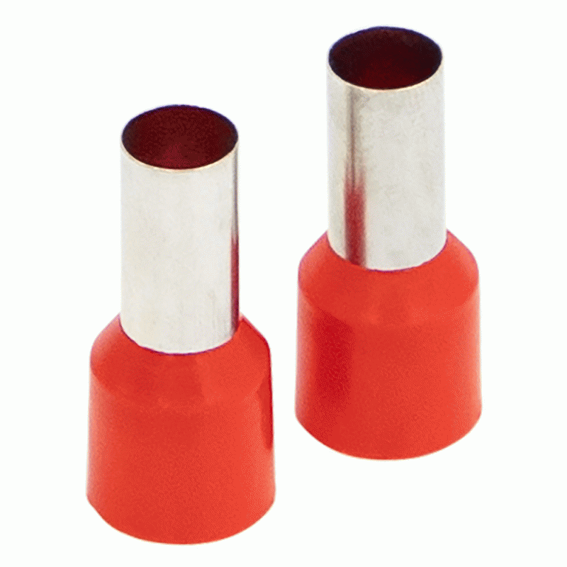 FRL8RD Ferrules - Red 8GA