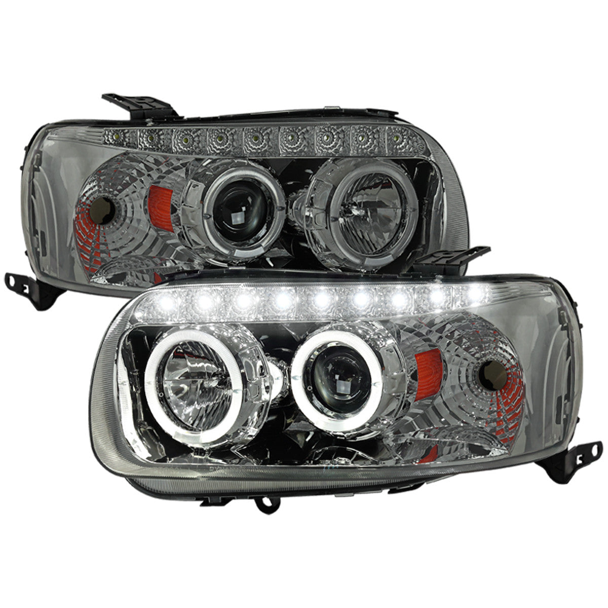 Spec-D 05-07 Ford Escape Projector Headlights Chrome/Smoked