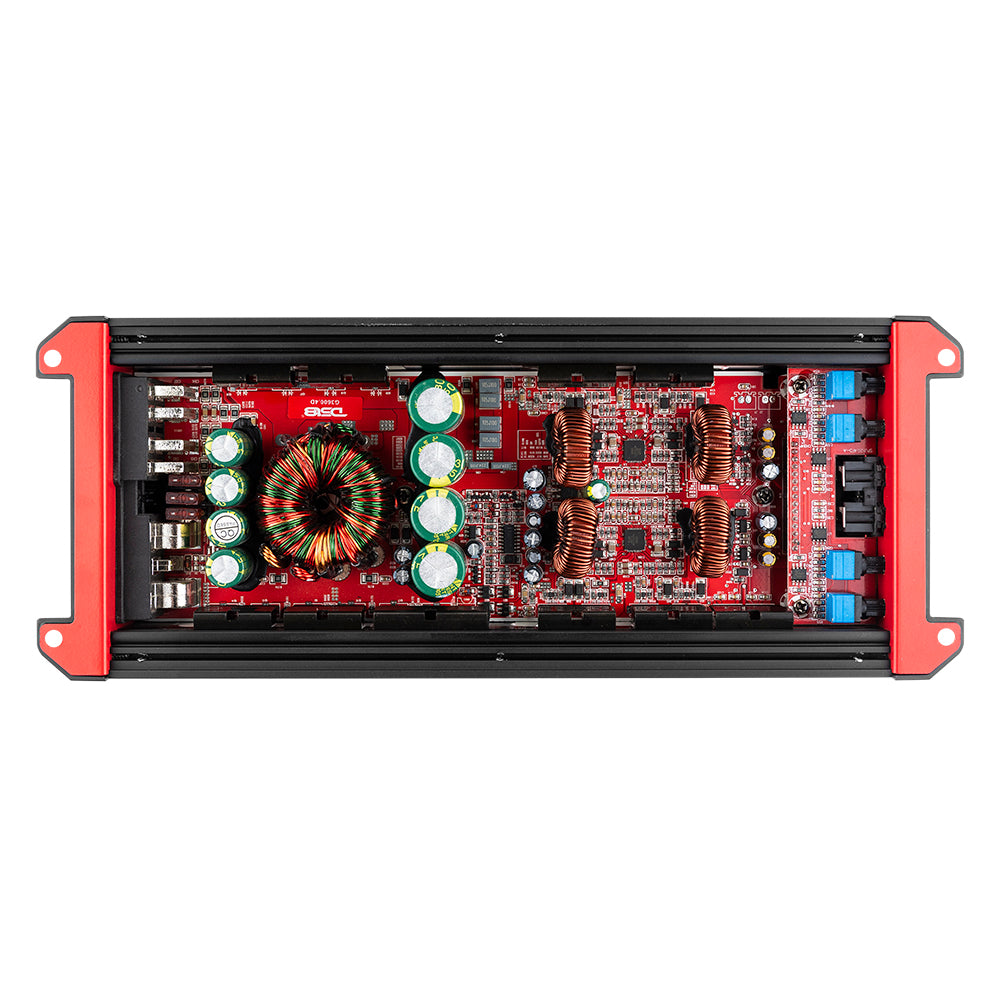 DS18 GEN-X Full-Range Class D 4-Channel Amplifier 4 x 300 Watts Rms @ 4-ohm