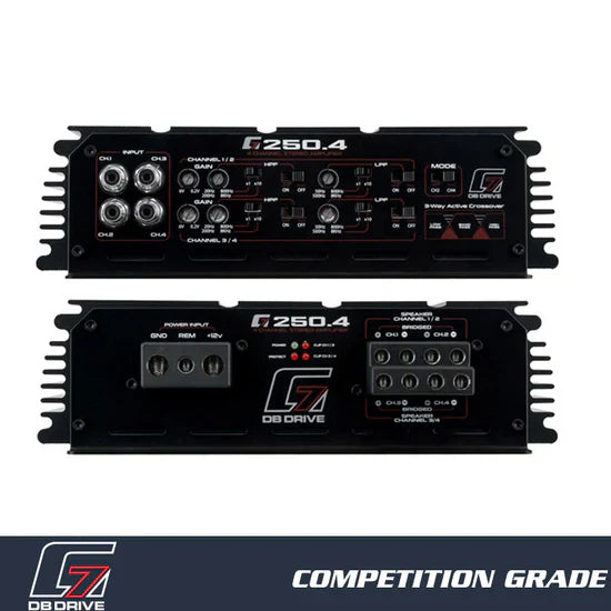 G7 250.4 : 4-Channel Class D Amplifier
