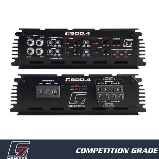 G7 500.4 : 4-Channel Class D Amplifier