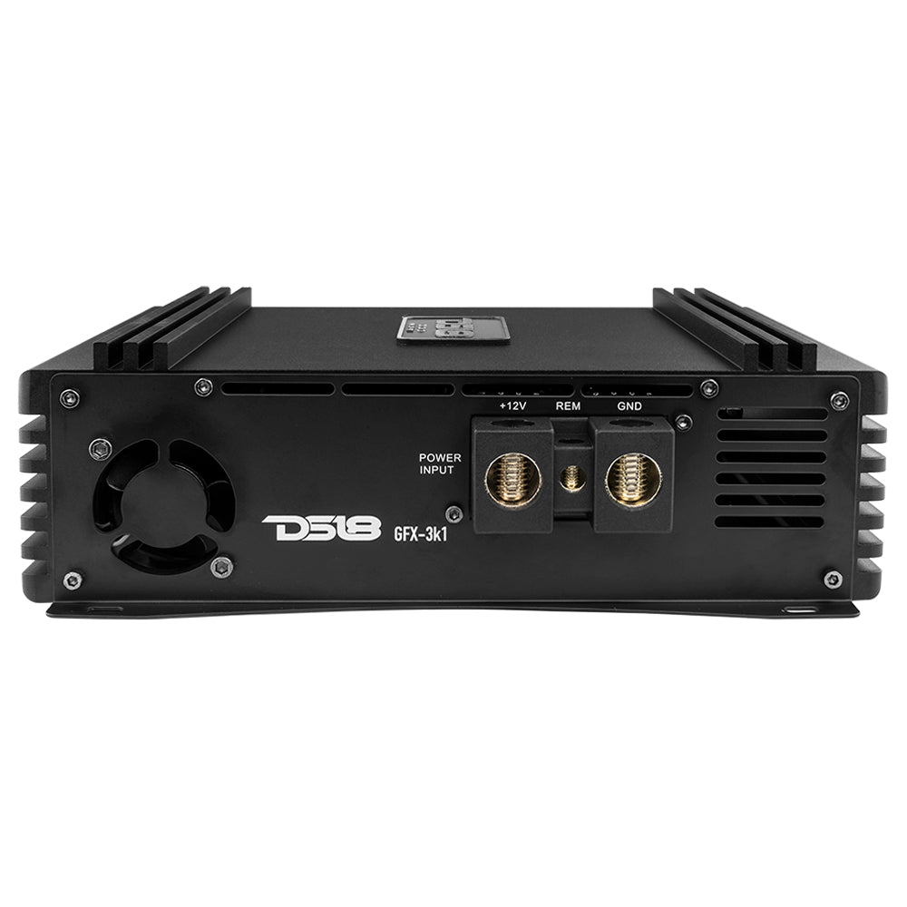 DS18 PRO 1-Channel Full-Range Class D Amplifier 3000 Watts Rms @ 1-Ohm