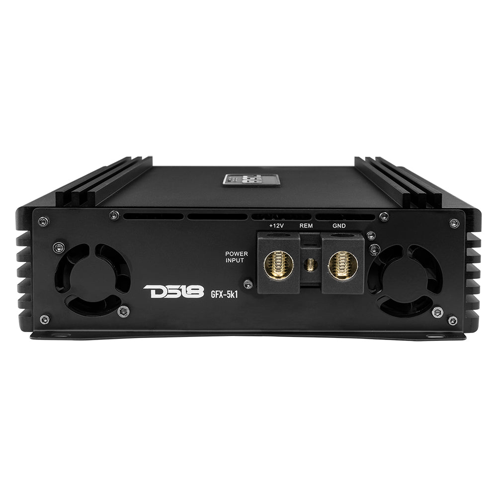 DS18 PRO 1-Channel Full-Range Class D Amplifier 5000 Watts Rms @ 1-Ohm