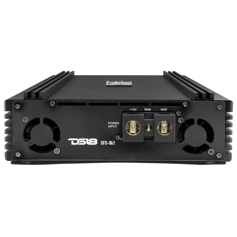 DS18 PRO 1-Channel Full-Range Class D Amplifier 8000 Watts Rms @ 1-Ohm
