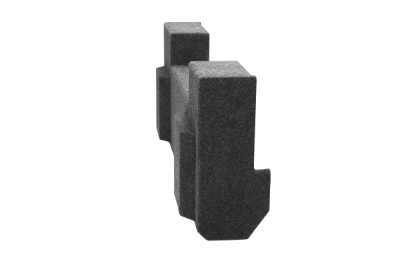 2001-2007 Chevy Crew Cab HD Downfire Sub Box 2X10 Carpeted