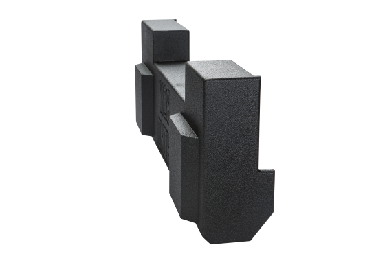 2001-2007 Chevy Crew Cab HD Downfire Sub Box 2X12 Poly