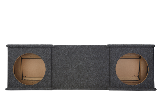 2008-2013 Chevy Crew cab Ported Carpeted Subwoofer Box 2X10