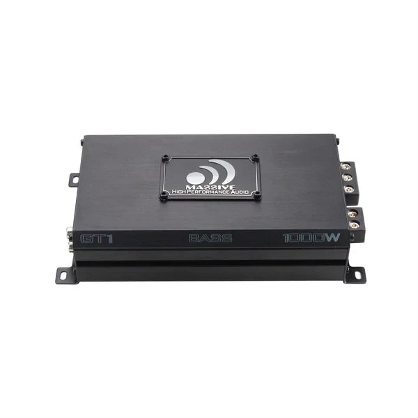 Massive audio GT1 - 520 Watt RMS @ 1 Ohm Mono Block GT Series Amplifier With Bass Remote