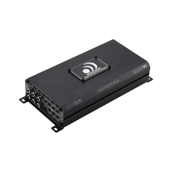 Massive audio GT5X - 115 Watts RMS x 4 @ 2 Ohm + 510 Watts @ 1 Ohm 5-CH Amplifier With Bass Remote