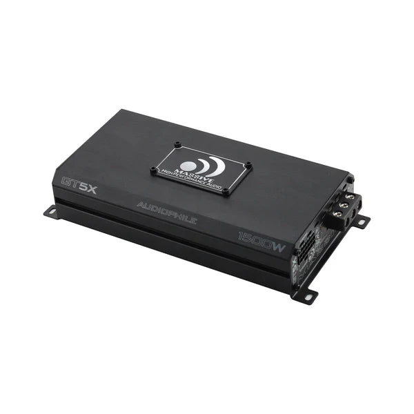 Massive audio GT5X - 115 Watts RMS x 4 @ 2 Ohm + 510 Watts @ 1 Ohm 5-CH Amplifier With Bass Remote