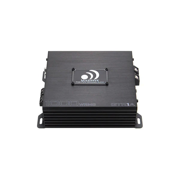 Massive audio GTR1A - 1060 Watt RMS @ 1 Ohm Mono Block GT Series Full Range Amplifier With Bass Remo