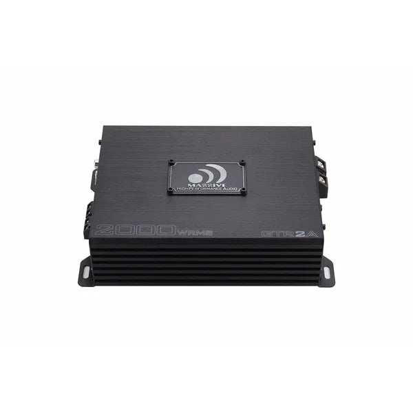 Massive audio GTR2A - 2030 Watt RMS @ 1 Ohm Mono Block GT Series Full Range Amplifier With Bass Remote