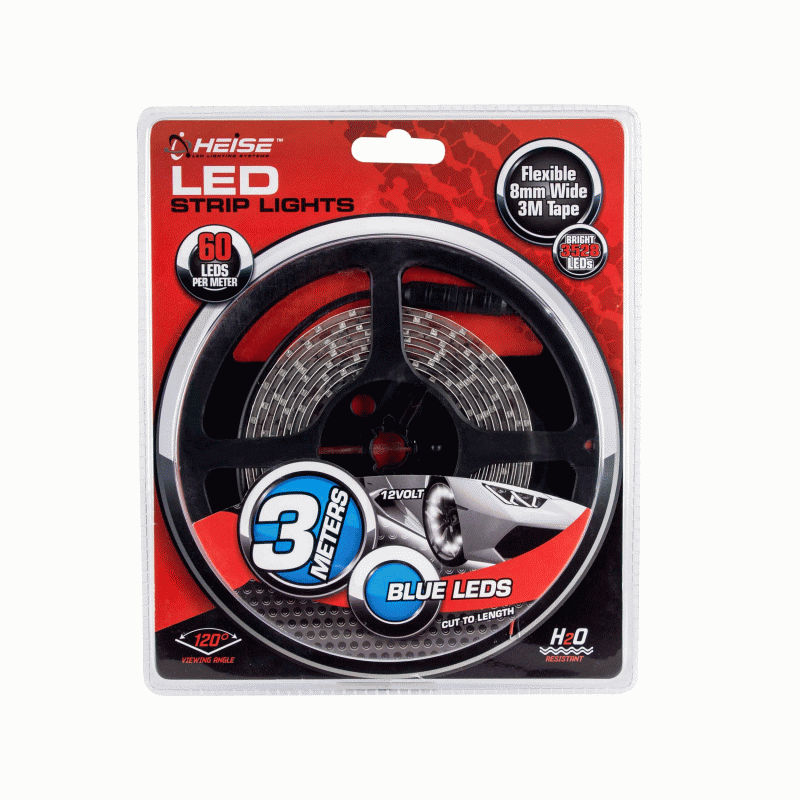 3528 Blue Light Strip - 3 Meter, 60 LED, Retail - H-B335
