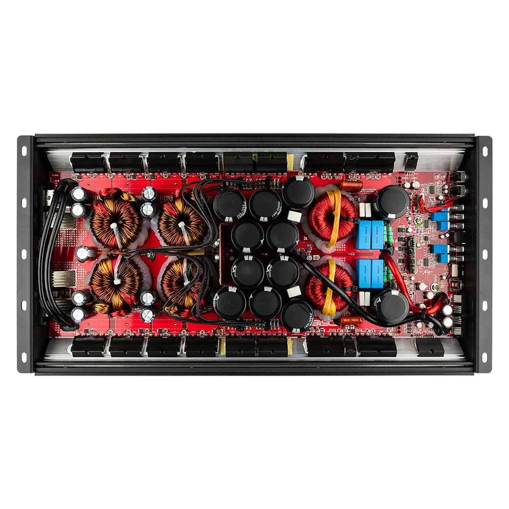 DS18 HOOLIGAN KO 1-Channel Amplifier with Voltmeter 8000 Watts Rms @ 1-Ohm Made In Korea Black