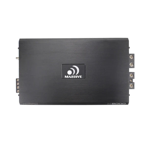 Massive audio H8000 - 8000 Watt RMS @ 1 Ohm Mono Block Hippo Series Amplifier