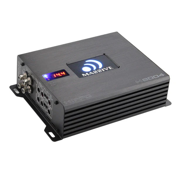 Massive audio H8004 - 125 Watts RMS x 4 @ 4 Ohm 4 Channel Amplifier