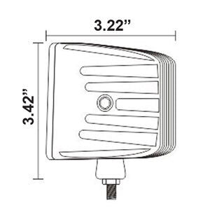 Infinite Cube RGB Light - 3 Inch, 4 LED - HE-ICL2