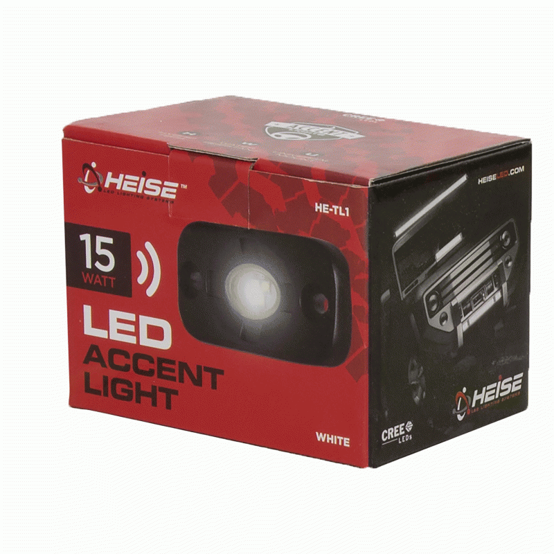 White Auxiliary Lighting Pod - 1.5x3 Inch, 3 LED - HE-TL1