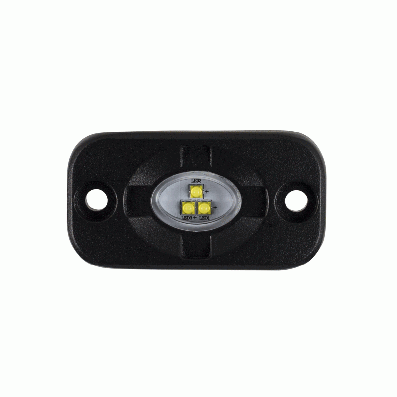 White Auxiliary Lighting Pod - 1.5x3 Inch, 3 LED - HE-TL1