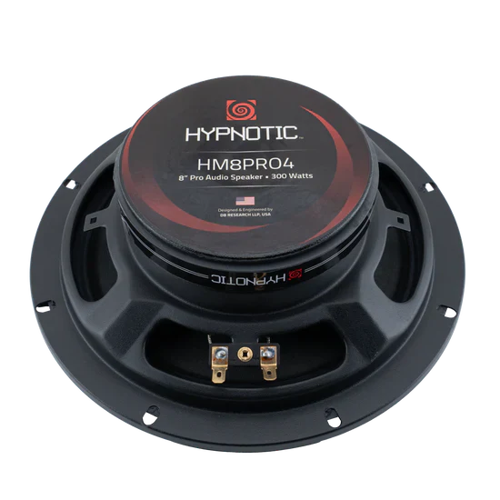 Hypnotic HM8PRO4 : 8in PRO Audio Midrange W/Phase Plug / 4 Ohm