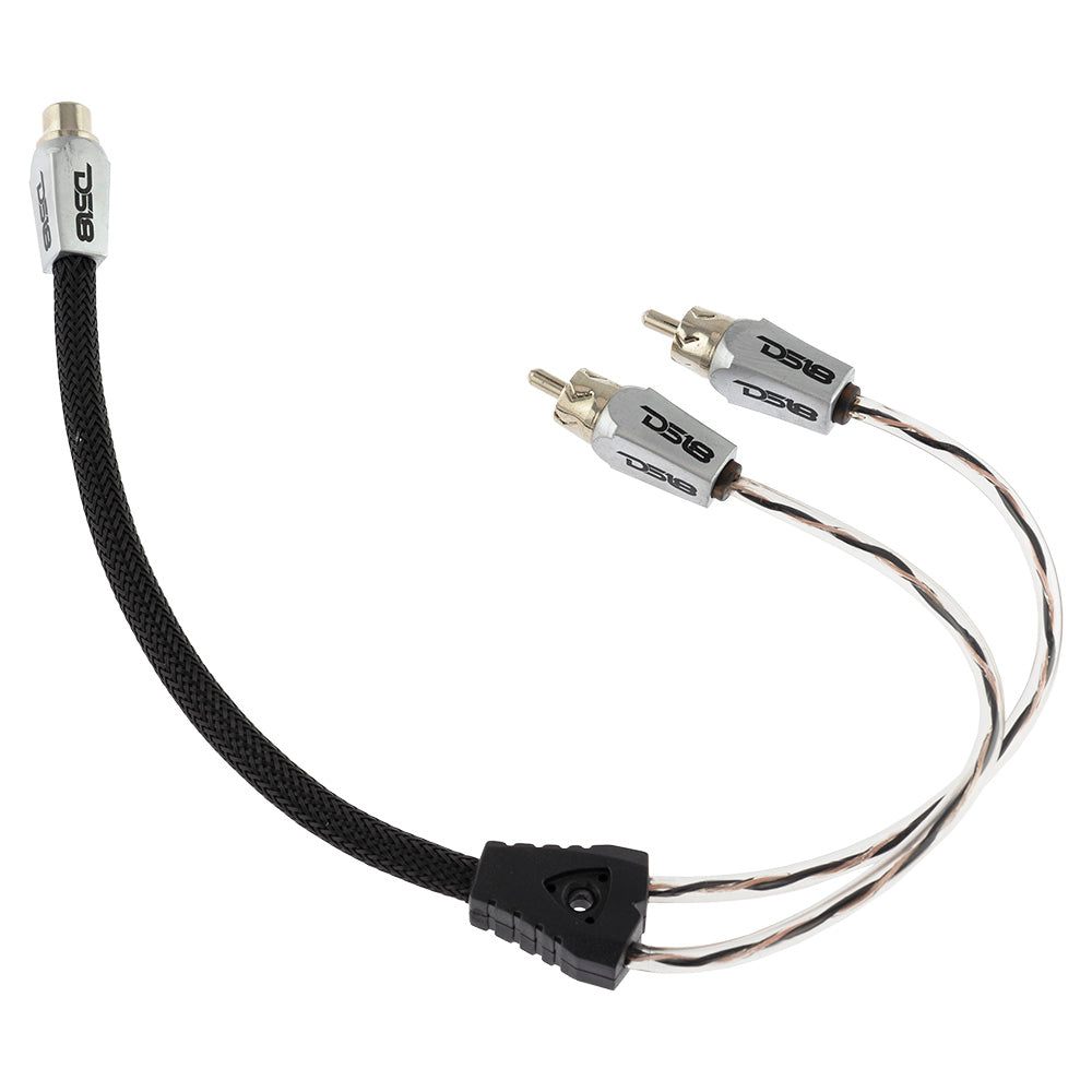 DS18 Level 3 100% OFC RCA Y Connector 1 Female to 2 Male