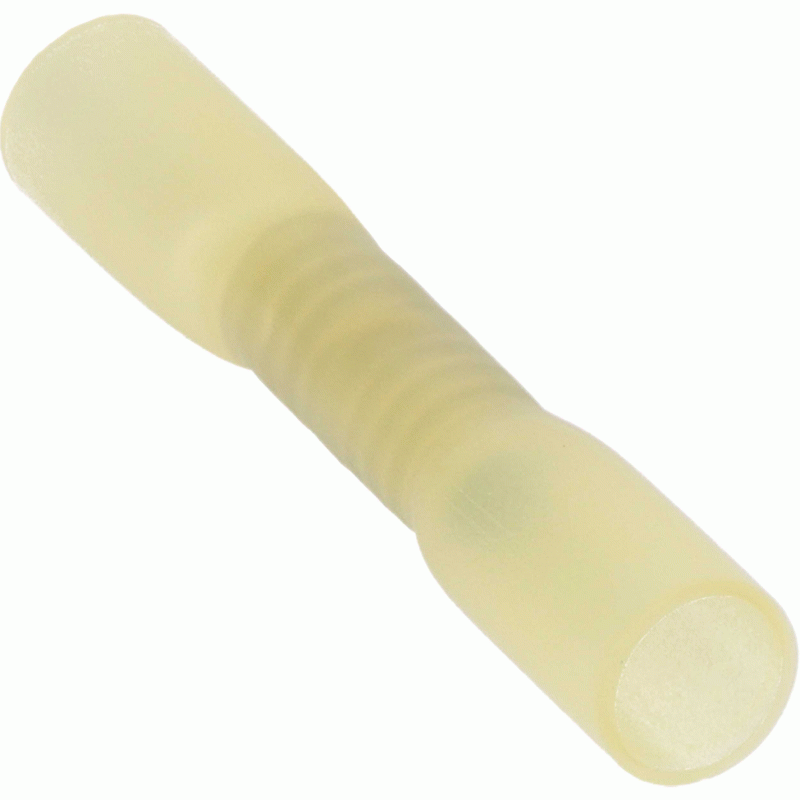 HSYBC Heat Shrink Yellow Butt Connector 12-10 Gauge