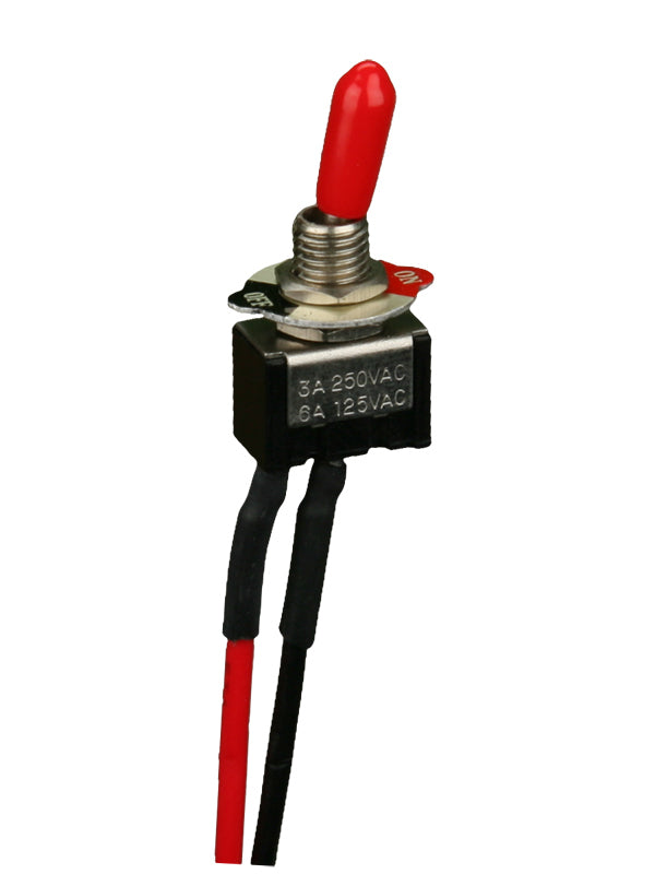 IBMTS Toggle Switch Mini 20 Inch Leads On-Off Package of 5