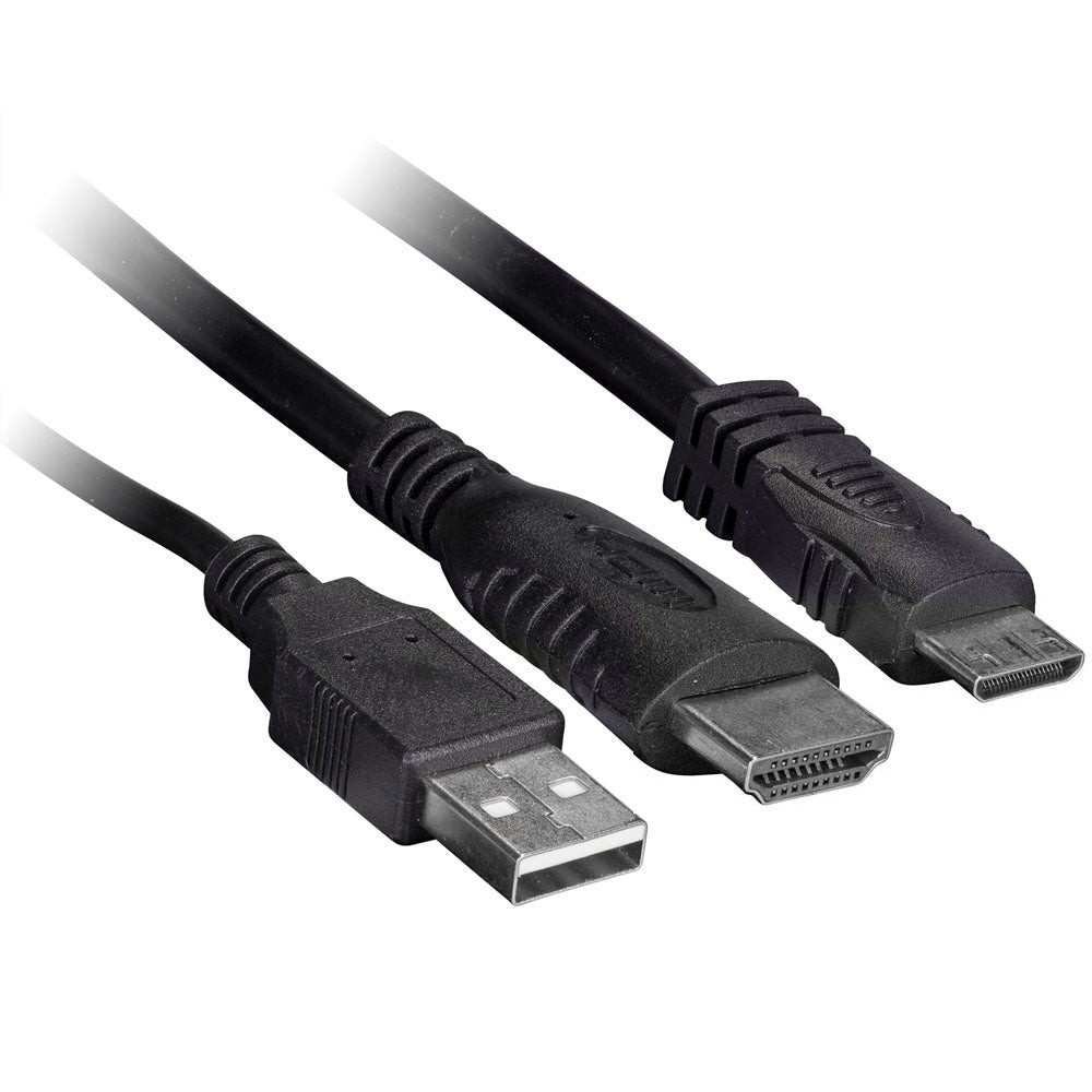 Install bay IBR90 Snap-in Extension Cable - 1.5M USB/HDMI Ports - Retail Pack