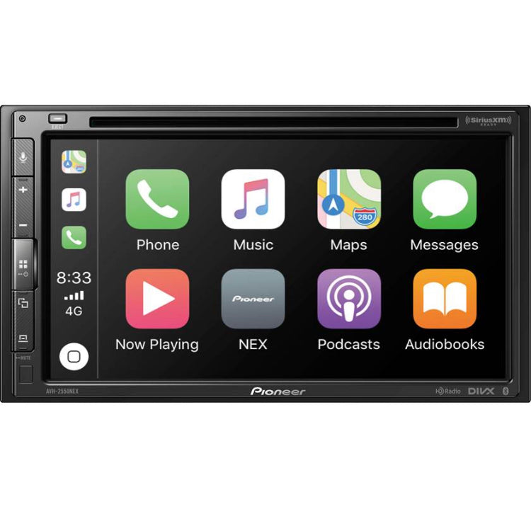 Pioneer AVH-2550NEX DVD receiver Apple Carplay Android Auto