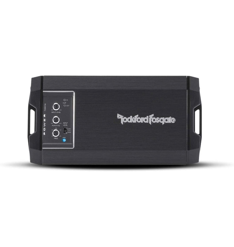 Rockford Fosgate Power T500X1br Compact mono subwoofer amplifier — 500 watts RMS x 1 at 1 ohm