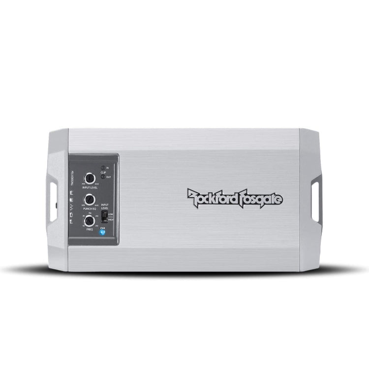 Rockford Fosgate TM500X1BR Power Series marine/powersports mono subwoofer amplifier — 500 watts RMS x 1 at 1 ohm
