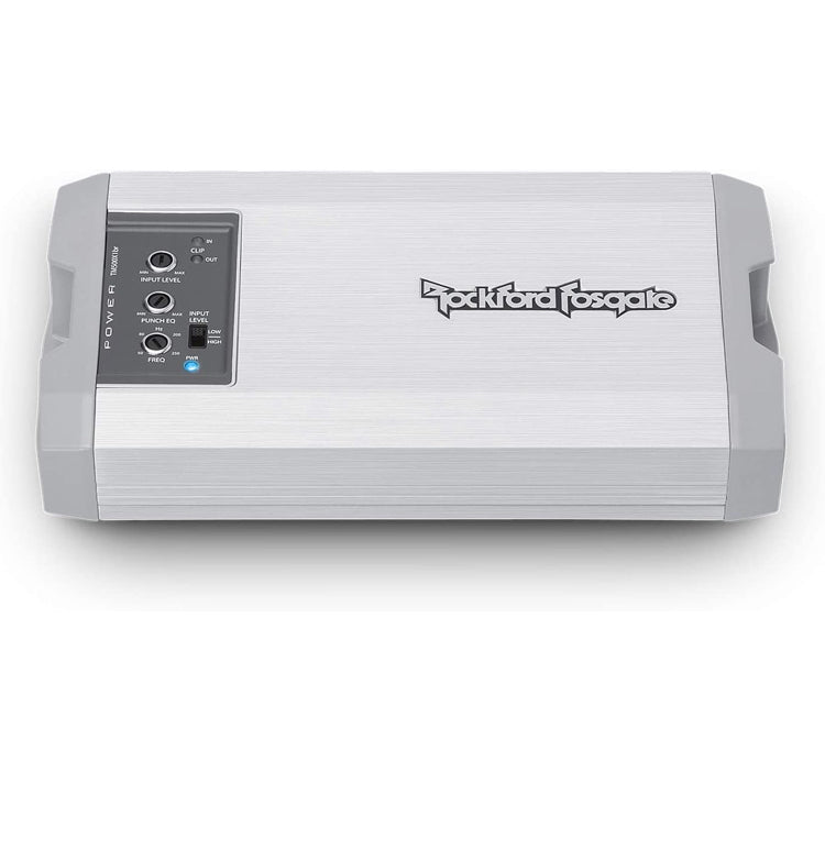 Rockford Fosgate TM500X1BR Power Series marine/powersports mono subwoofer amplifier — 500 watts RMS x 1 at 1 ohm